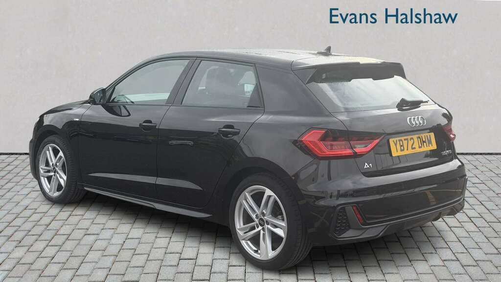 Audi A1 30 Tfsi 110 S Line 2022 YD72DHM Black #5