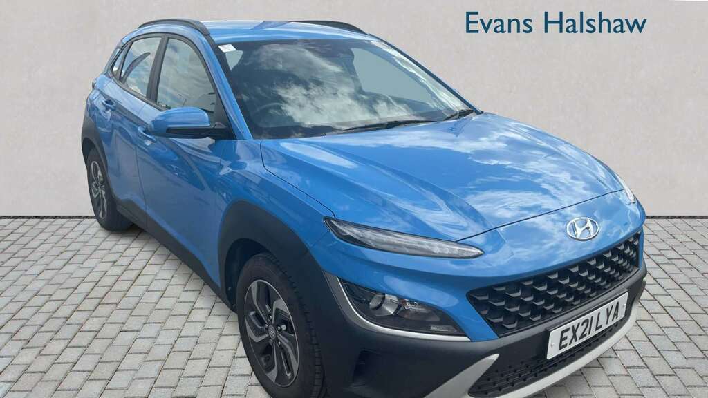Hyundai Kona 1.6 Gdi Hybrid Se Connect Dct 2021 Blue