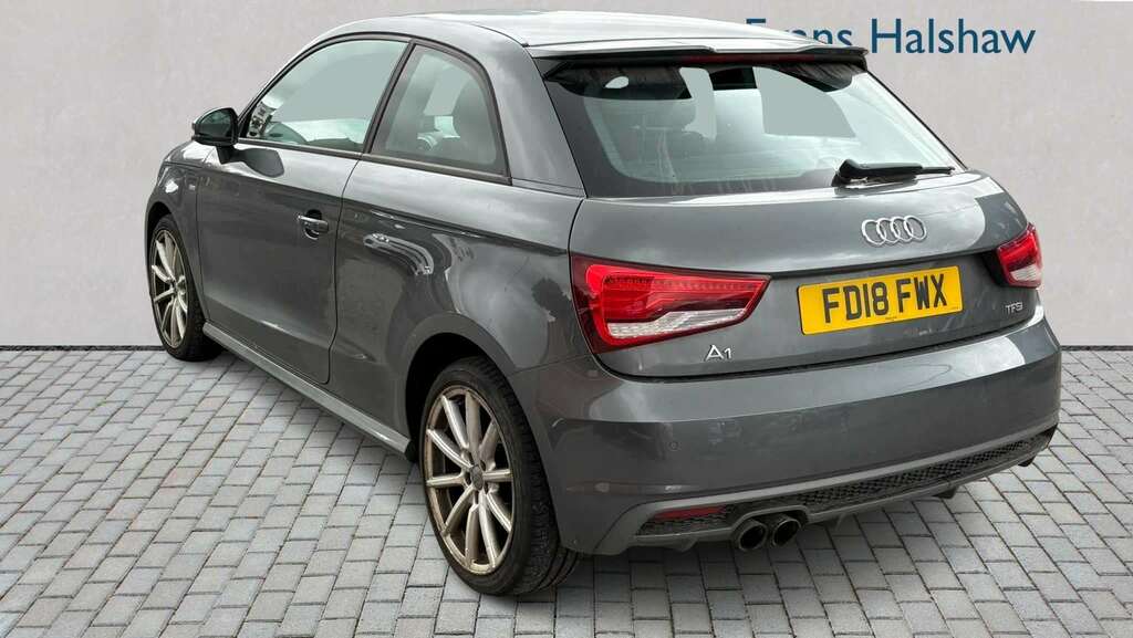 Audi A1 1.4 Tfsi S Line Nav S Tronic 2018 FD18FWX Grey #4