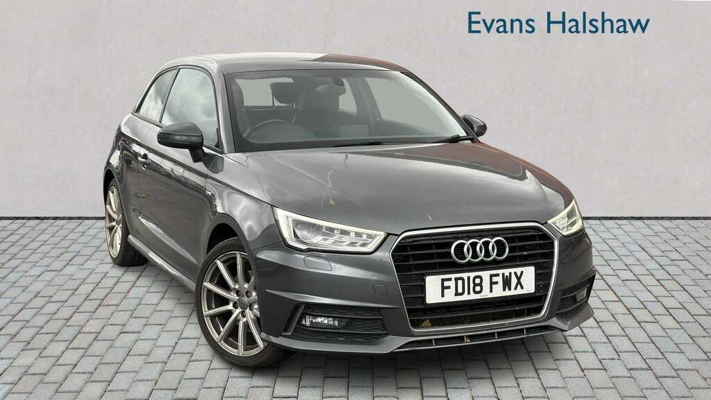 Audi A1 1.4 Tfsi S Line Nav S Tronic 2018 FD18FWX Grey