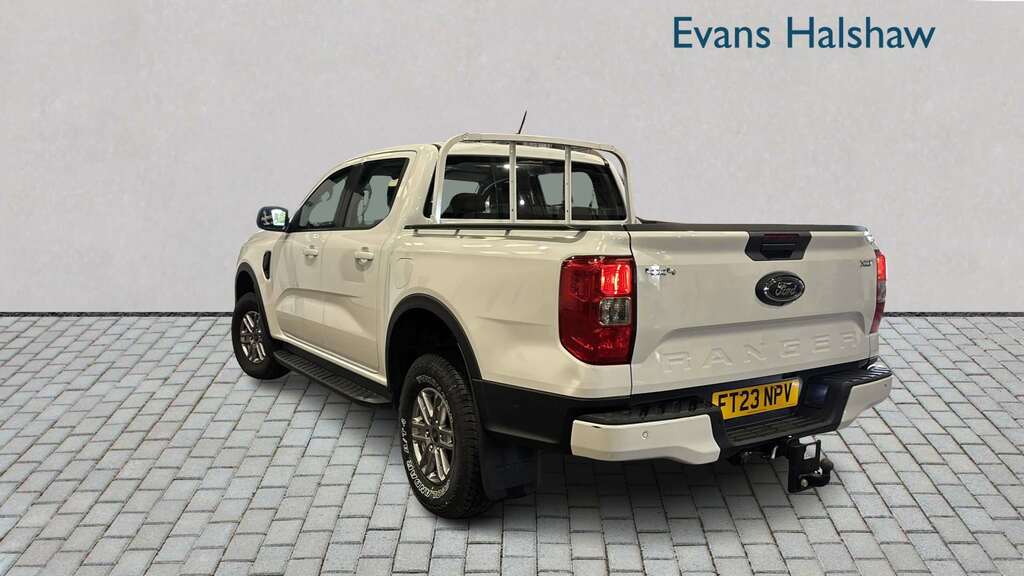 Ford Ranger Pick Up Double Cab Xlt 2.0 Ecoblue 170 2023 FT23NPV White #2