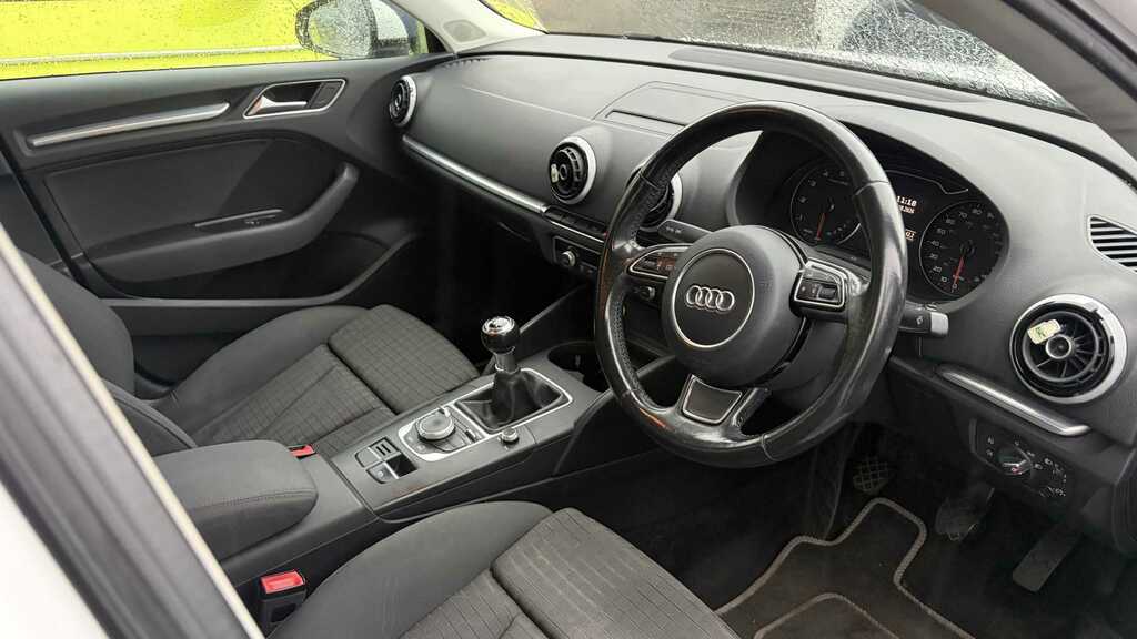 Audi A3 1.4 Tfsi 150 Sport Nav 2016 AJ16SVX White #5