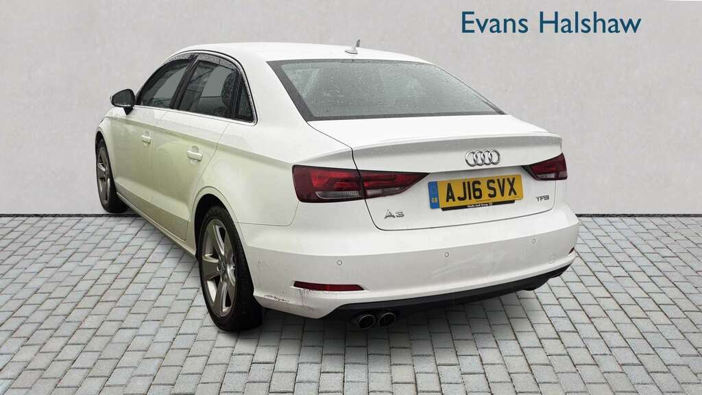 Audi A3 1.4 Tfsi 150 Sport Nav 2016 AJ16SVX White #4