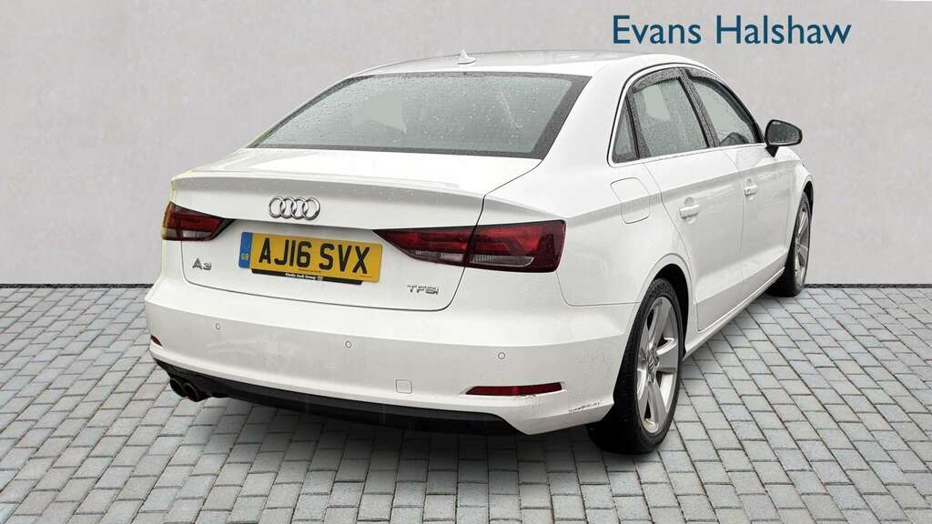 Audi A3 1.4 Tfsi 150 Sport Nav 2016 AJ16SVX White #3