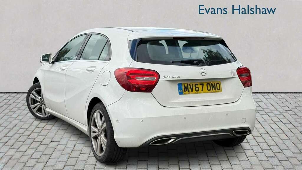 Mercedes-Benz A Class Hatchback White #2