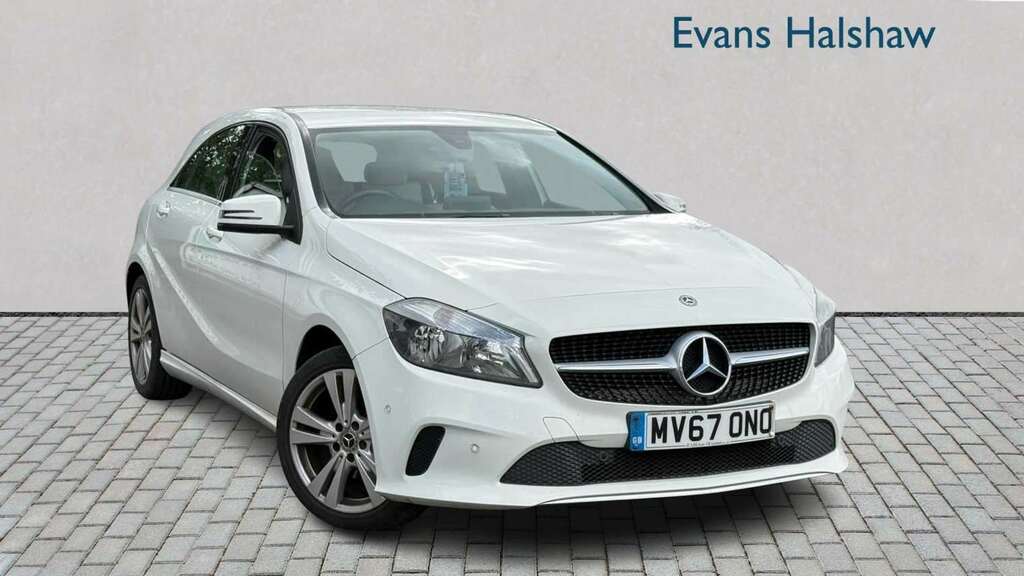 Mercedes-Benz A Class Hatchback White #1