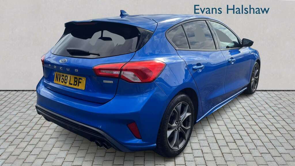 Ford Focus 1.0 Ecoboost 125 St-line 2018 NV68LBF Blue #3