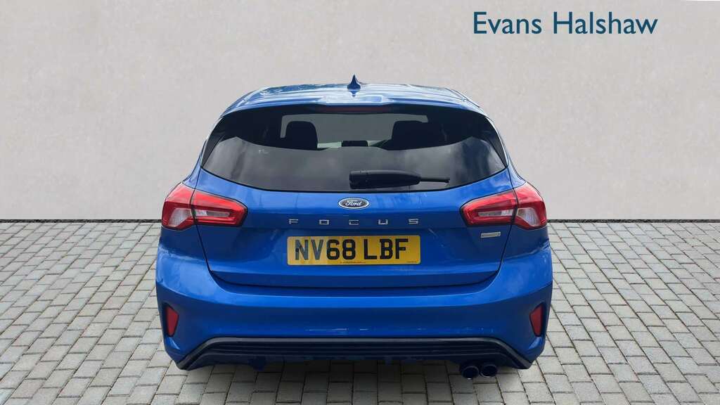 Ford Focus 1.0 Ecoboost 125 St-line 2018 NV68LBF Blue #4
