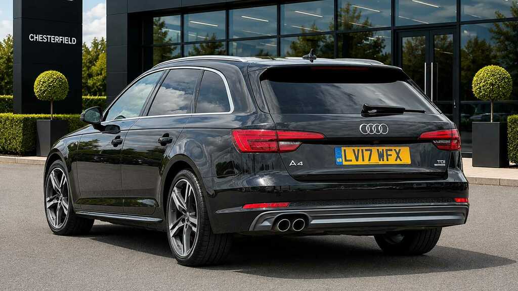 Audi A4 2.0 Tdi 190 Quattro S Line S Tronic 2017 Black #2