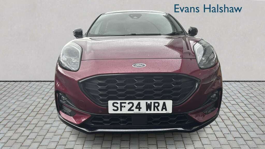 Ford Puma 1.0 Ecoboost Hybrid Mhev Vivid Ruby Ed Dct 202 SF24WRA Red #3