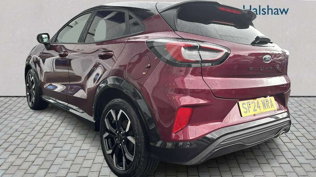Ford Puma 1.0 Ecoboost Hybrid Mhev Vivid Ruby Ed Dct 202 SF24WRA Red #2