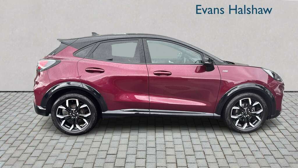 Ford Puma 1.0 Ecoboost Hybrid Mhev Vivid Ruby Ed Dct 202 SF24WRA Red #4
