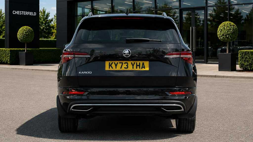 Skoda Karoq 1.5 Tsi Sportline Dsg 2023 Black #5