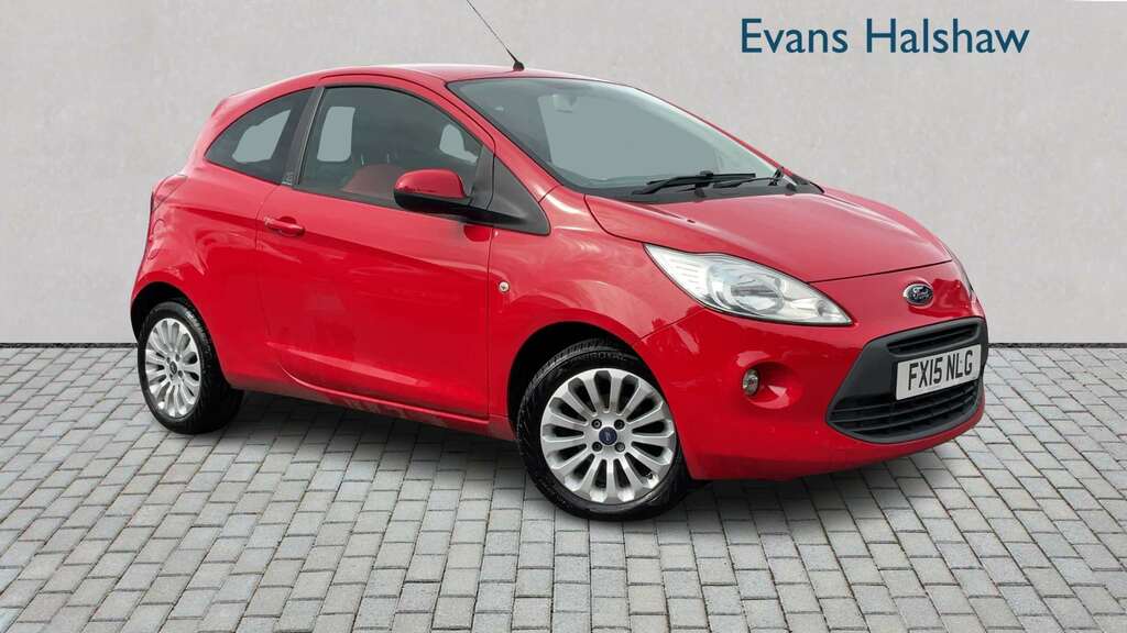 Ford KA 1.2 Zetec Start Stop 2015 Red