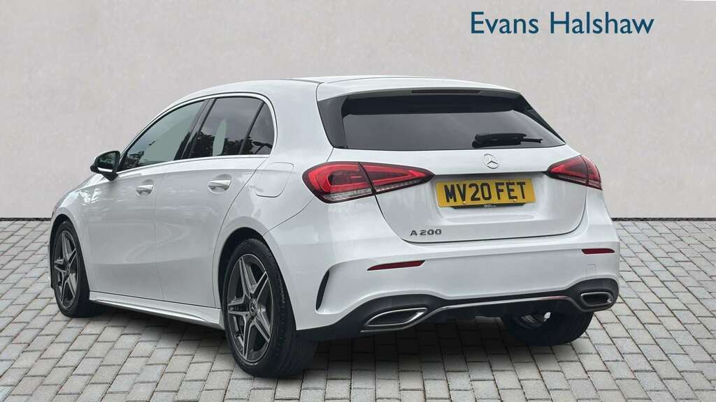 Mercedes-Benz A Class A200 Amg Line 2020 MV20FET White #2