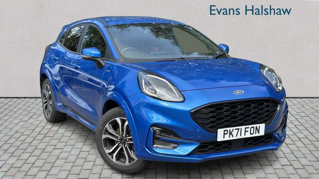 Ford Puma 1.0 Ecoboost Hybrid Mhev St-line Design 2021 Blue