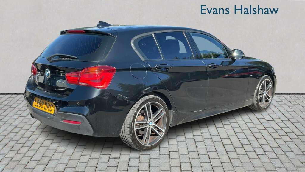 BMW 1 Series 116D M Sport Navservotronic Step 2018 Black #2