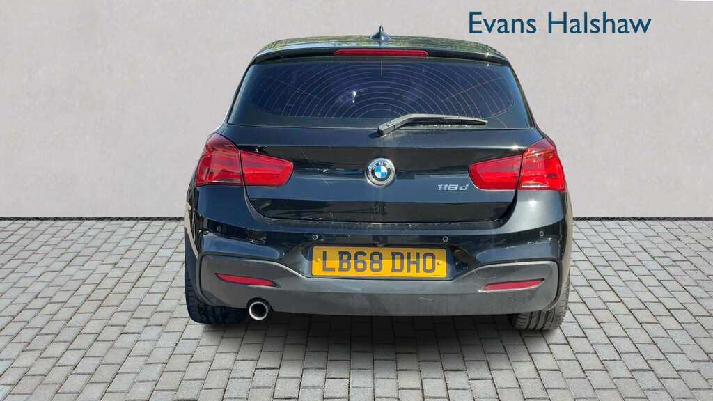 BMW 1 Series 116D M Sport Navservotronic Step 2018 Black #5