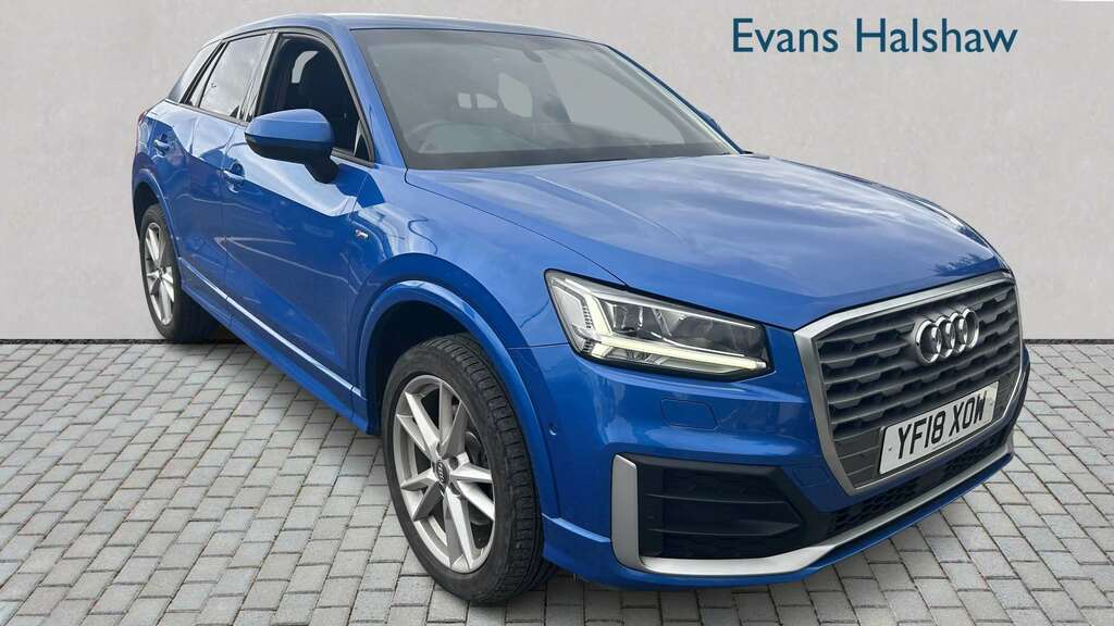 Audi Q2 1.4 Tfsi S Line S Tronic 2018 YF18XOW Blue #2