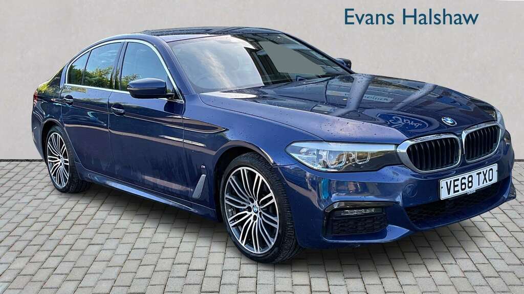 BMW 5 Series 530E M Sport 2018 Blue