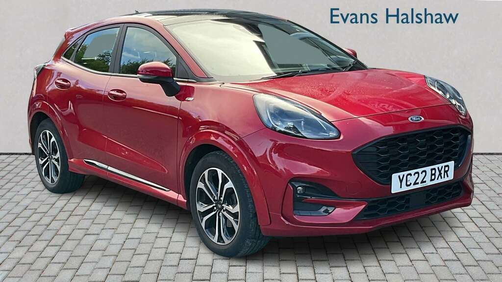 Ford Puma 1.0 Ecoboost Hybrid Mhev St-line Dct 2022 Red