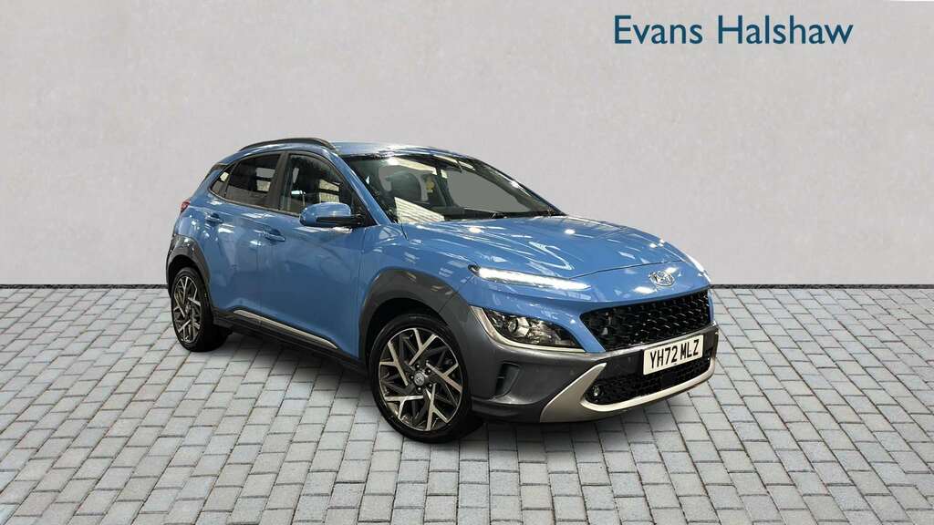 Hyundai Kona 1.6 Gdi Hybrid Premium Dct 2022 Blue