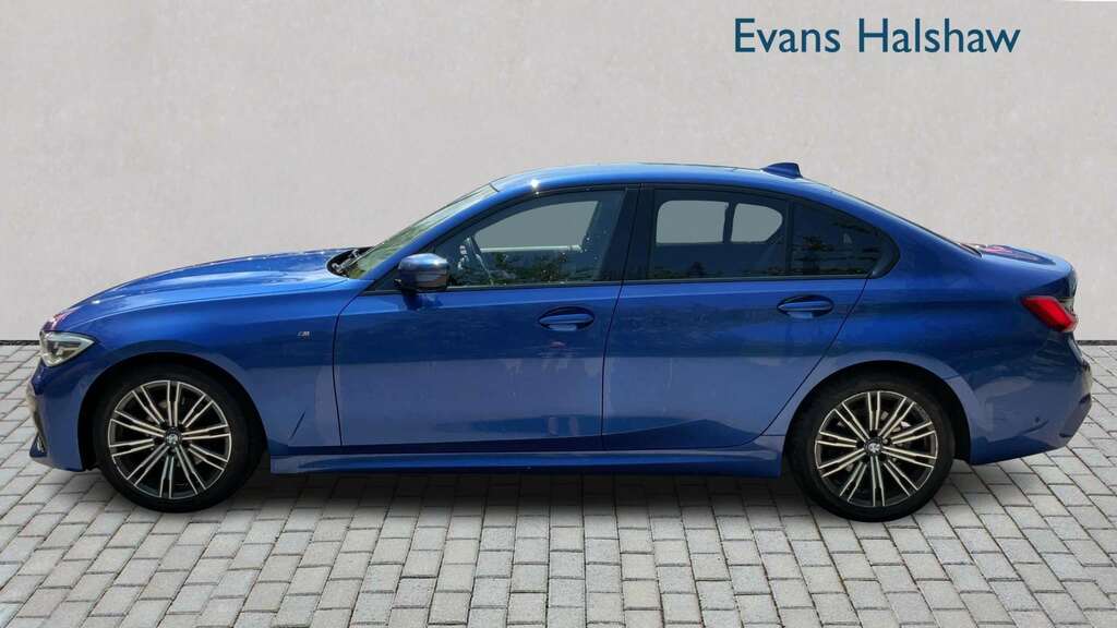 BMW 3 Series 320D M Sport Step 2020 YD69ERC Blue #3