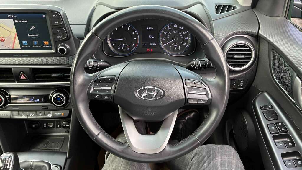 Hyundai Kona 1.6 Gdi Hybrid Premium Dct Hatchback Red #28