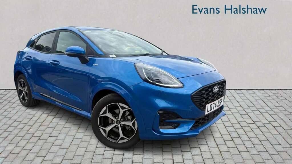 Ford Puma 1.0 Ecoboost Hybrid Mhev St-line Dct 2025 Blue
