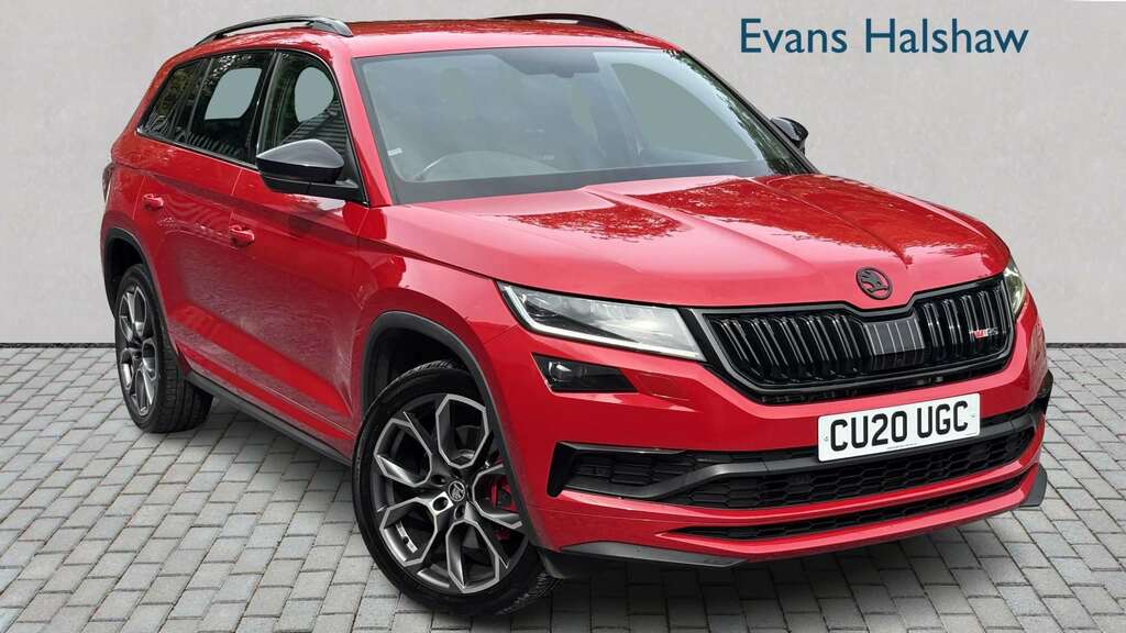 Skoda Kodiaq 2.0 Bitdi 239 Vrs 4X4 Dsg 7 Seat 2020 Red