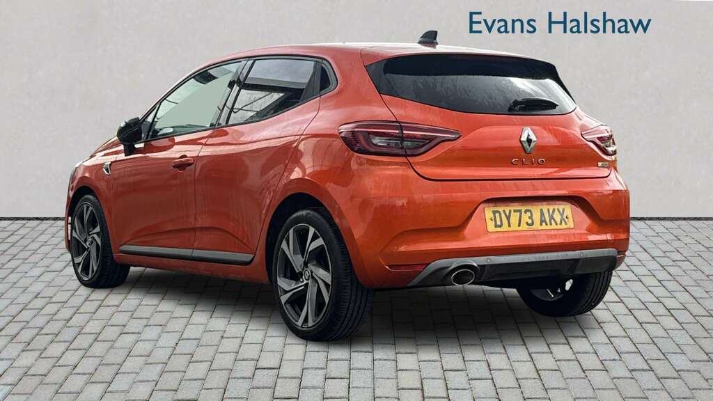 Renault Clio 1.0 Tce 90 Rs Line 2023 DY73AKX Orange #2