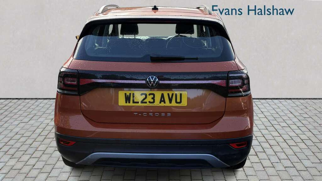 Volkswagen T-Cross 1.0 Tsi Se 2023 Orange #5