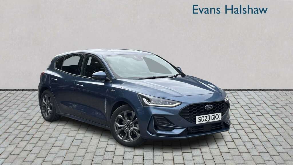 Ford Focus 1.0 Ecoboost St-line Blue #1