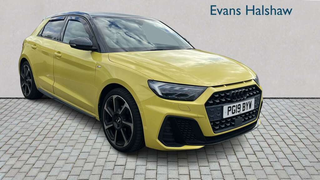 Audi A1 35 Tfsi S Line Contrast Edition S Tronic 2019 Yellow