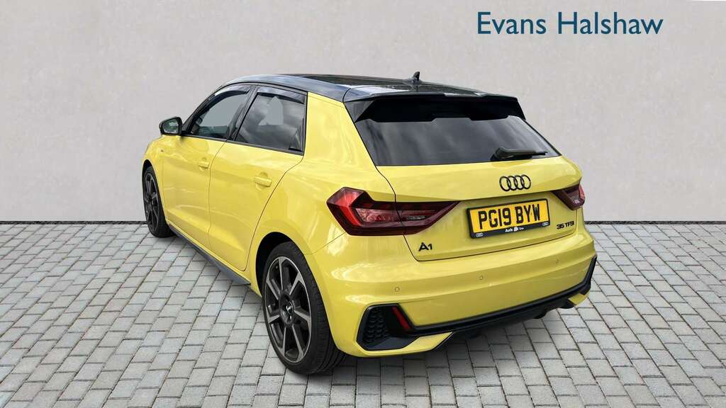 Audi A1 35 Tfsi S Line Contrast Edition S Tronic 2019 Yellow #5