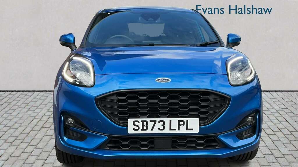 Ford Puma 1.0 Ecoboost Hybrid Mhev St-line X 2023 Blue #4