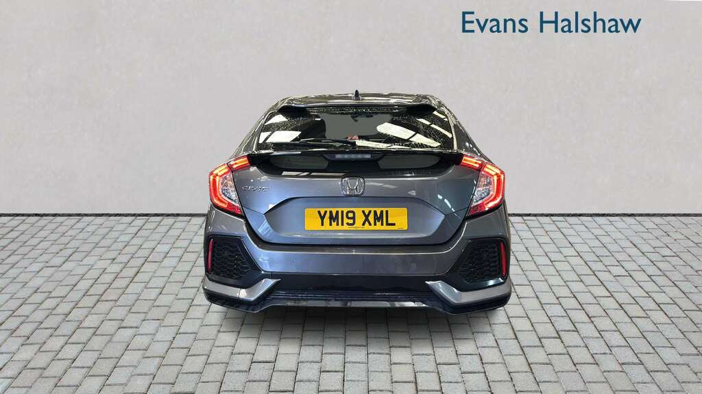 Honda Civic 1.0 Vtec Turbo 126 Se Cvt 2019 Grey #5