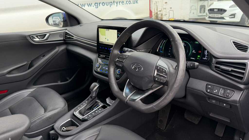 Hyundai Ioniq 1.6 Gdi Hybrid Premium Se Dct 2021 Blue #5
