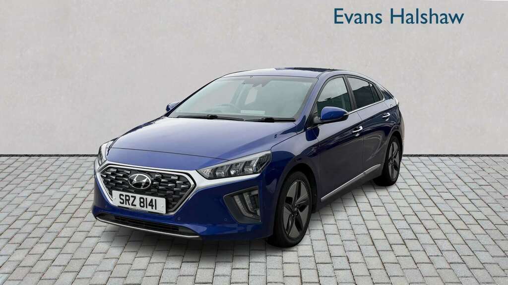 Hyundai Ioniq 1.6 Gdi Hybrid Premium Se Dct 2021 Blue #2