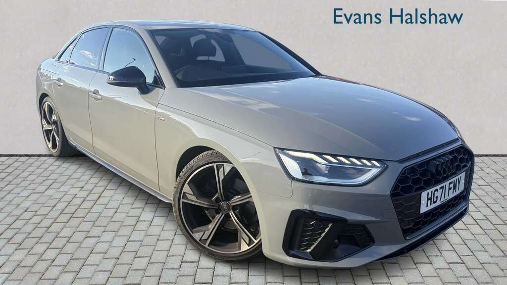 Audi A4 2.0 Tdi S Line Black Edition Mhev 161 Bhp Grey #1