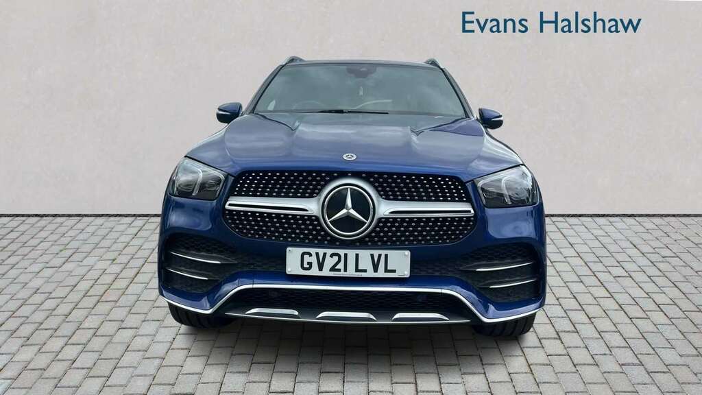 Mercedes-Benz GLE Class 350De 4Matic Amg Line Premium 9G-tronic 2021 Blue #3
