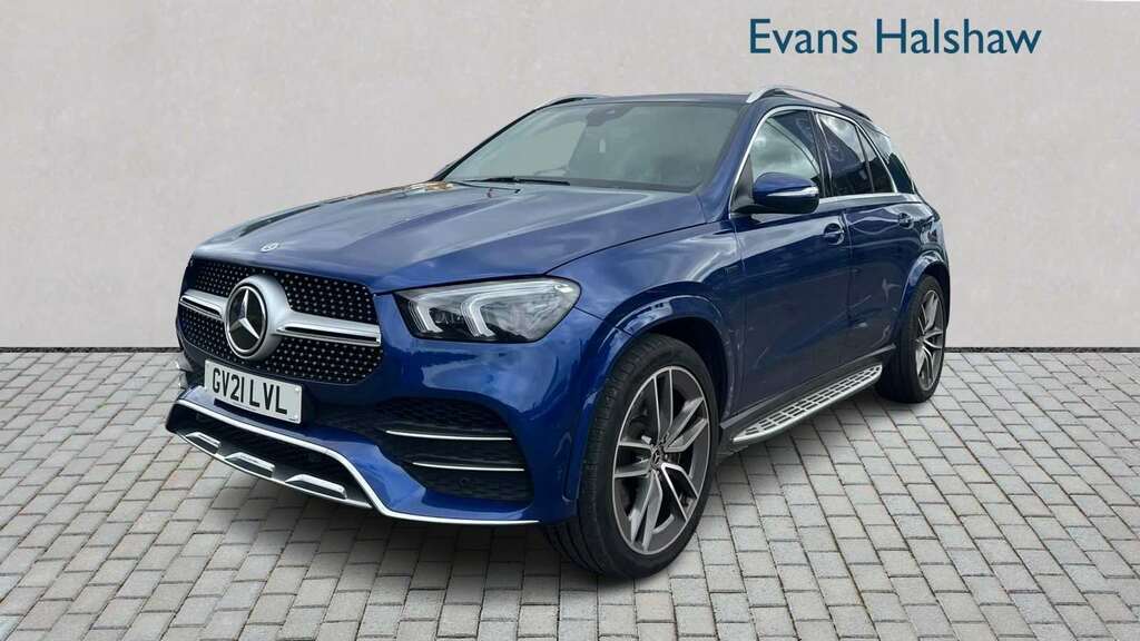 Mercedes-Benz GLE Class 350De 4Matic Amg Line Premium 9G-tronic 2021 Blue #2