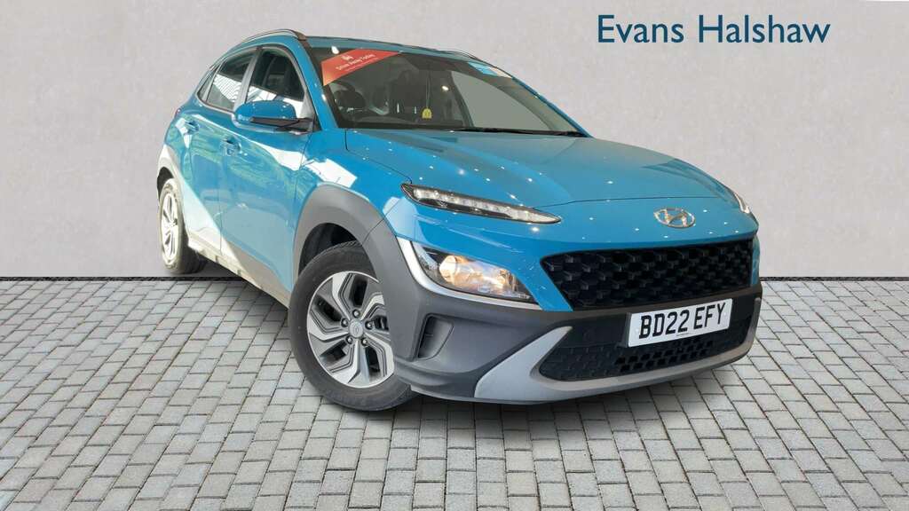 Hyundai Kona 1.6 Gdi Hybrid Se Connect Dct 2022 Blue