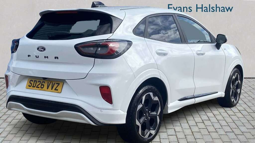 Ford Puma 1.0 Ecoboost Hybrid Mhev St-line X 2026 White #4