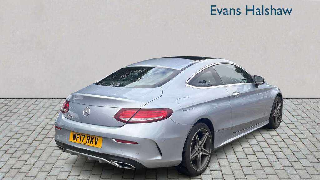 Mercedes-Benz C Class C220d Amg Line Premium 2017 Silver #4