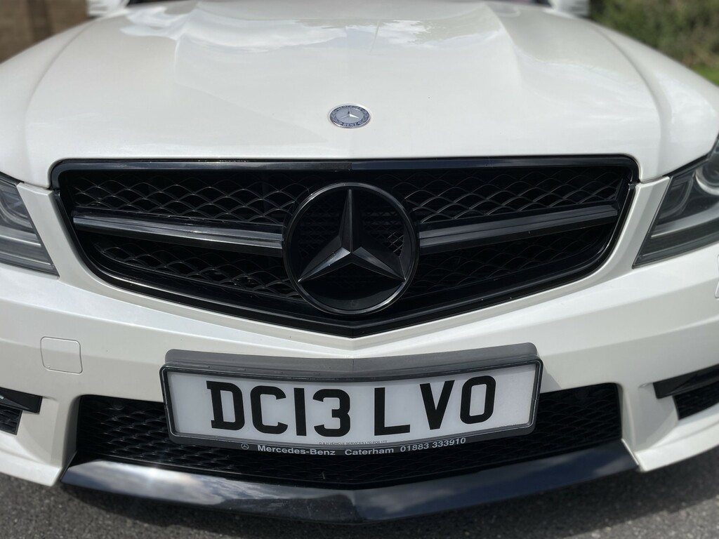 Mercedes-Benz C Class 6.3 C63 V8 Amg 2013 White #4