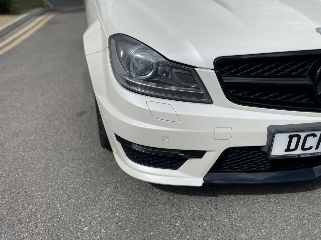 Mercedes-Benz C Class 6.3 C63 V8 Amg 2013 White #6