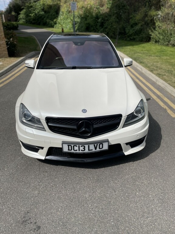 Mercedes-Benz C Class 6.3 C63 V8 Amg 2013 White #2