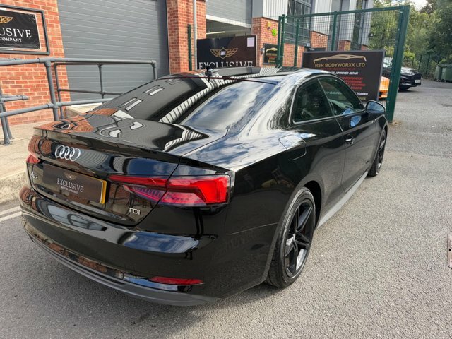 Audi A5 2017 2.0 Tdi S Line S Tronic Euro 6 Ss Black #4