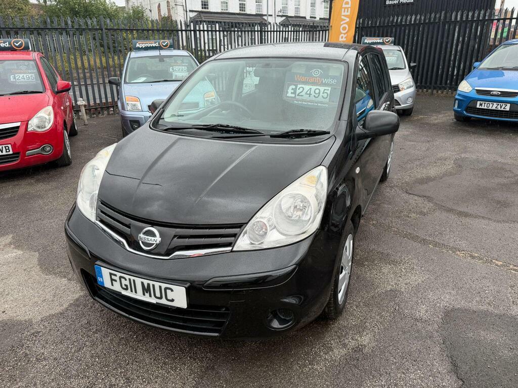 Nissan Note 1.4 16V Visia Euro 5 Black #3